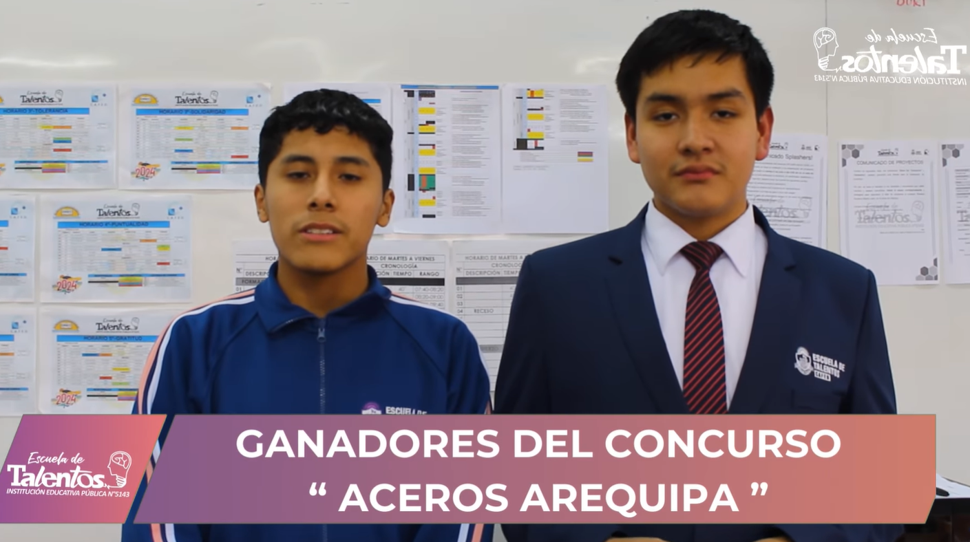 𝐃𝐨𝐬 𝐭𝐚𝐥𝐞𝐧𝐭𝐨𝐬𝐨𝐬 𝐠𝐚𝐧𝐚𝐧 𝐂𝐨𝐧𝐜𝐮𝐫𝐬𝐨 𝐝𝐞 𝐌𝐚𝐭𝐞𝐦𝐚́𝐭𝐢𝐜𝐚𝐬 𝐝𝐞 𝐀𝐜𝐞𝐫𝐨𝐬 𝐀𝐫𝐞𝐪𝐮𝐢𝐩𝐚